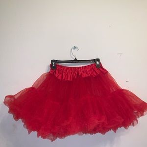 Red tutu / petticoat